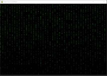 Python 实现黑客帝国中的字符雨的示例代码
