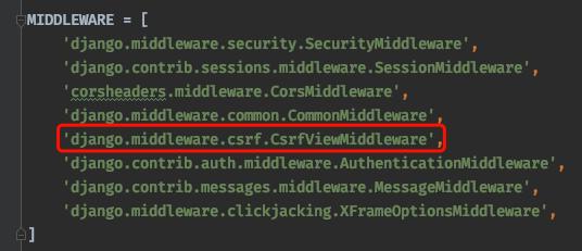 Django CSRF认证的几种解决方案