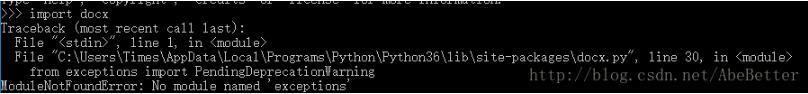 解决Python import docx出错DLL load failed的问题