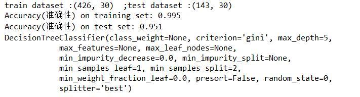 python机器学习实现决策树